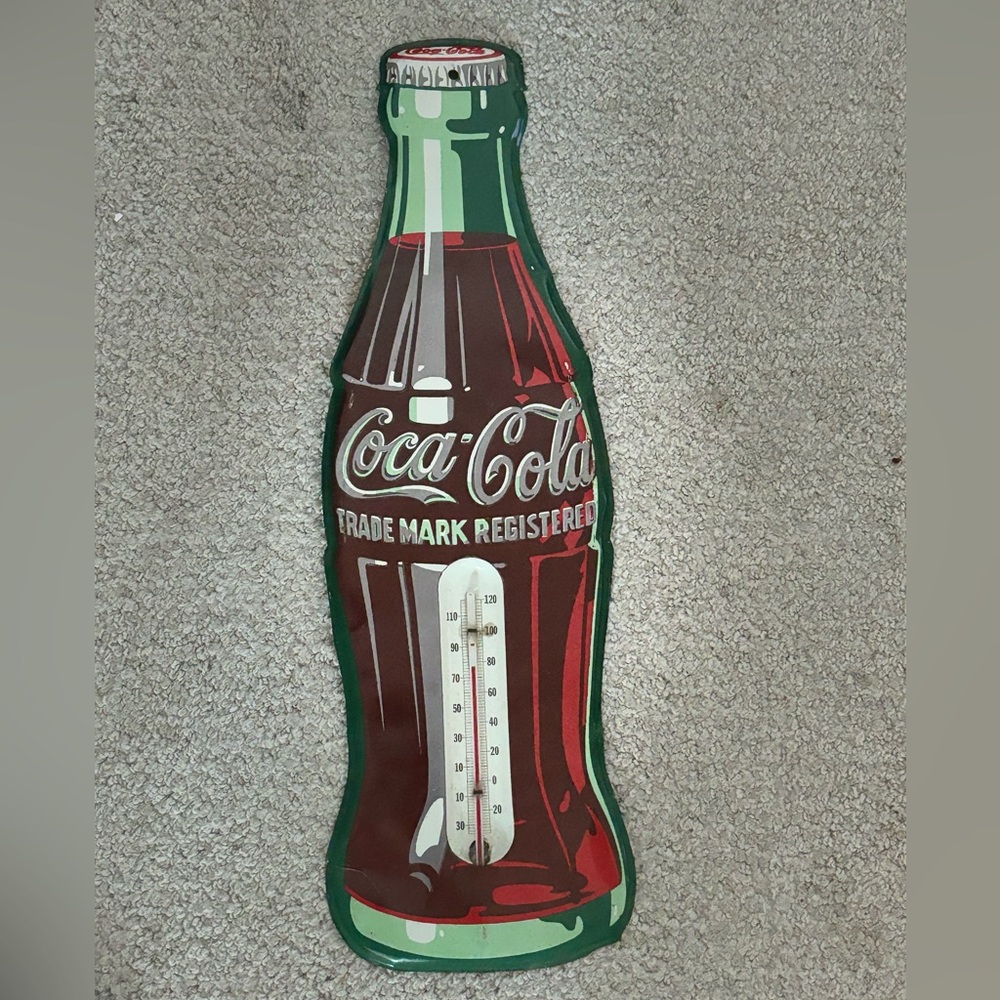 Vintage 16” Coca-cola Thermometer from 50’s great condition